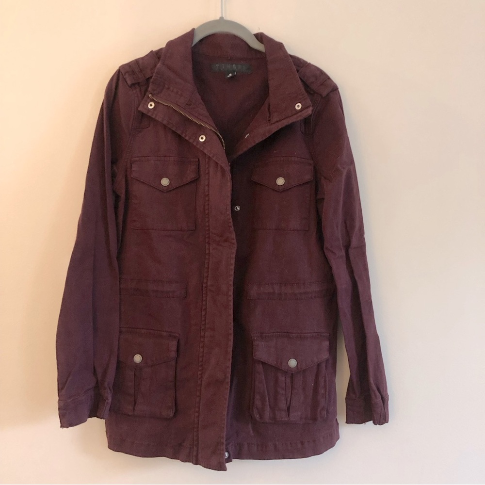 Tinsel Maroon Jacket